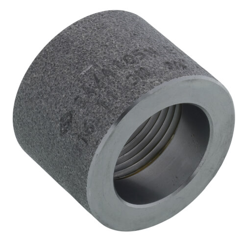 Main product image of 3/4" 3000# A105N Carbon Steel Half Coupling NPT