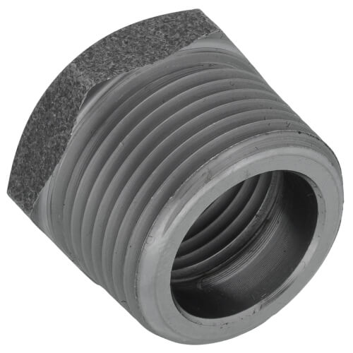 Main product image of 3/4" x 1/2" 3000# A105N Carbon Steel Hex Bushing NPT