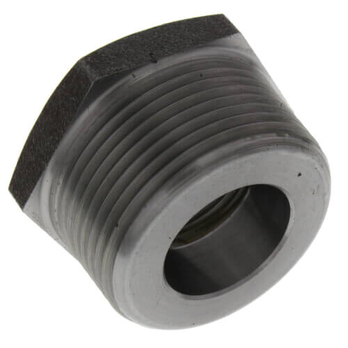 Main product image of 1-1/4" x 1/4" 3000# A105N Carbon Steel Hex Bushing NPT