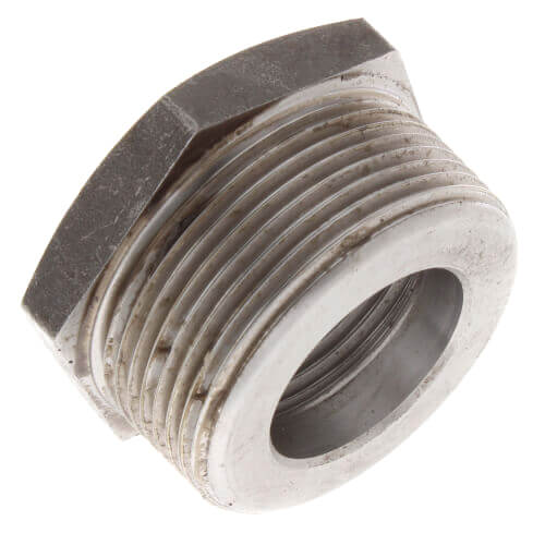 Main product image of 1-1/2" x 1/2" 3000# A105N Carbon Steel Hex Bushing NPT