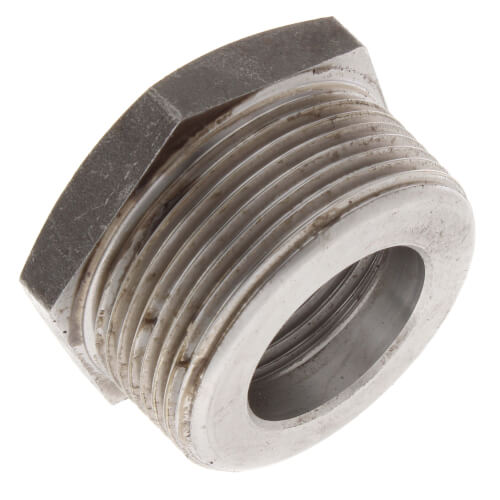 Main product image of 1-1/2" x 1" 3000# A105N Carbon Steel Hex Bushing NPT