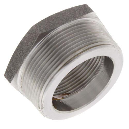 Main product image of 2" x 1-1/2" 3000# A105N Carbon Steel Hex Bushing NPT