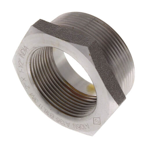 Main product image of 2-1/2" x 2" 3000# A105N Carbon Steel Hex Bushing NPT