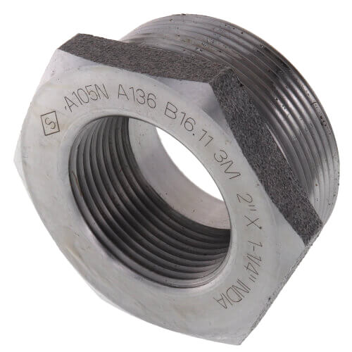 Main product image of 4" x 3" 3000# A105N Carbon Steel Hex Bushing NPT