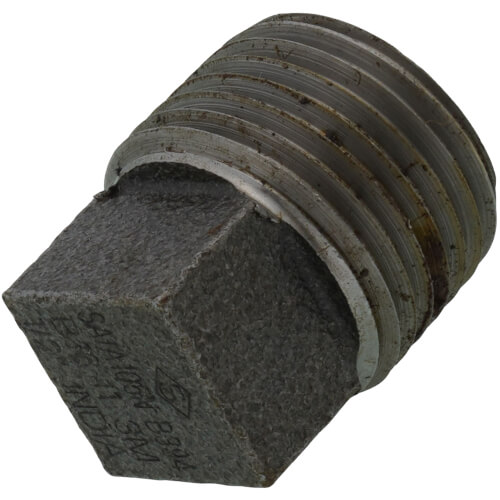 Main product image of 1/2" 3000# A105N Carbon Steel Solid Square Head Plug (NPT)