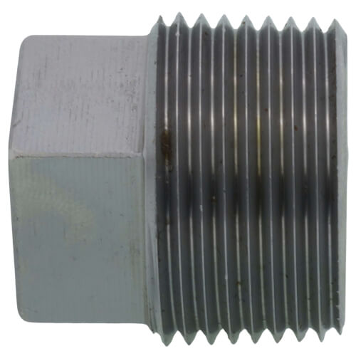 Main product image of 1" 3000# A105N Carbon Steel Solid Square Head Plug (NPT)