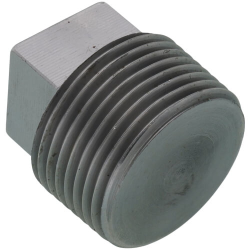 Main product image of 1" 3000# A105N Carbon Steel Solid Square Head Plug (NPT)