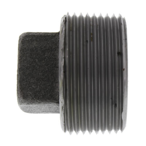 Main product image of 1-1/4" 3000# A105N Carbon Steel Solid Square Head Plug (NPT)