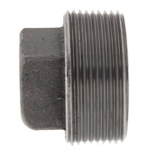 Main product image of 1-1/2" 3000# A105N Carbon Steel Solid Square Head Plug (NPT)