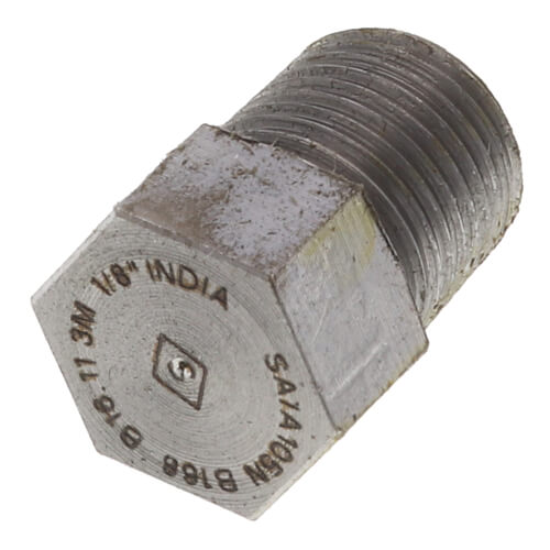 Main product image of 1/8" 3000# A105N Carbon Steel Hex Head Plug (NPT)