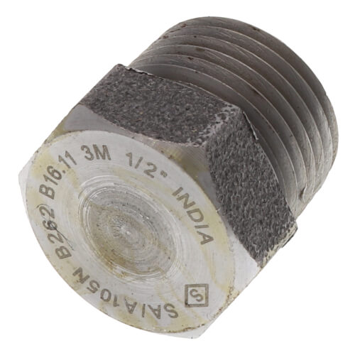 Main product image of 1/2" 3000# A105N Carbon Steel Hex Head Plug (NPT)