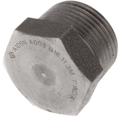 Main product image of 1-1/2" 3000# A105N Carbon Steel Hex Head Plug (NPT)