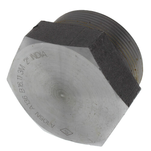 Main product image of 2" 3000# A105N Carbon Steel Hex Head Plug (NPT)