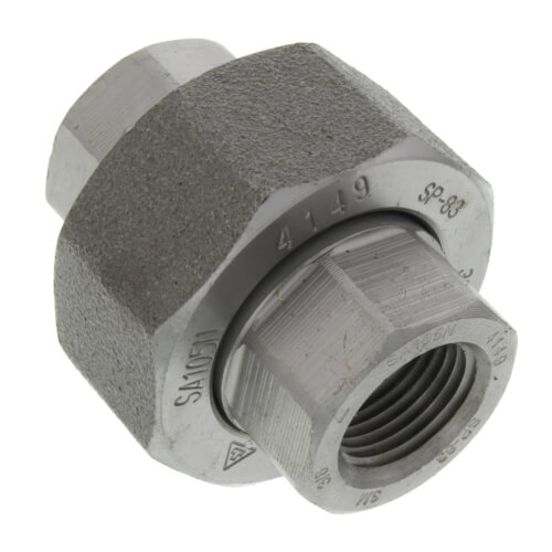 Main product image of 3/8" 3000# A105N Carbon Steel Union (NPT)