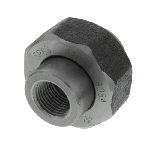 Main product image of 1/2" 3000# A105N Carbon Steel Union (NPT)