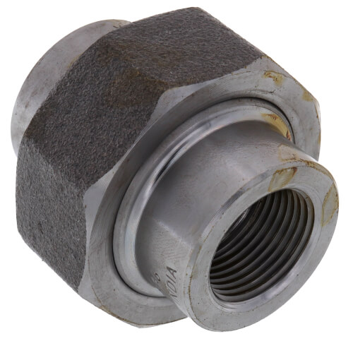 Main product image of 3/4" 3000# A105N Carbon Steel Union (NPT)