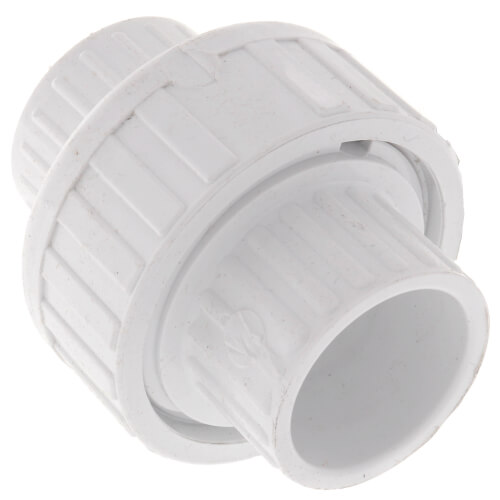 Main product image of 3/4" PVC Sch. 40 Socket Union w/ Buna-N O-ring (OLD STYLE)