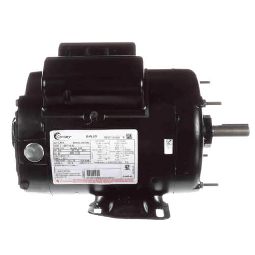 C581 Century C581 3/4 HP 230/115v Belt Drive Fan Motor, 1 PH, 1800