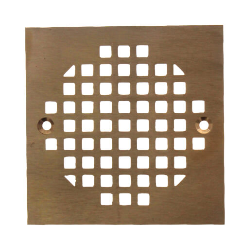 Main product image of 4-1/4" Cast Square Coverall Strainer (Chrome Plated)