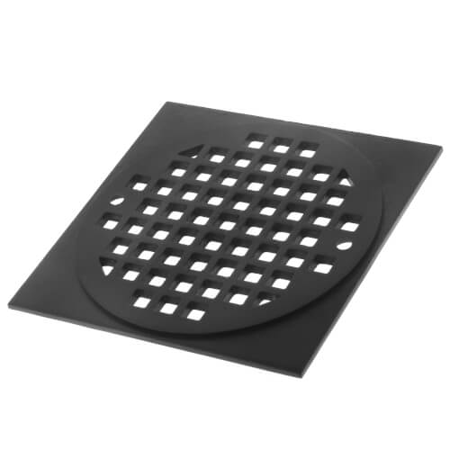Main product image of 4-1/4" Heavy Duty Square Cast Brass Strainer (Oil Rubbed Bronze)