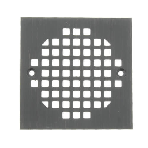 Main product image of 4-1/4" Heavy Duty Square Cast Brass Strainer (Old World Bronze)