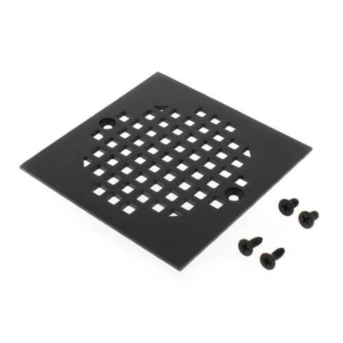 Main product image of 4-1/4" Heavy Duty Square Cast Brass Strainer (Old World Bronze)