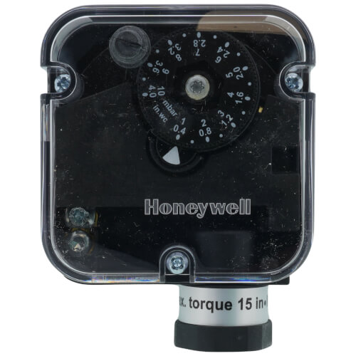 Main product image of 0.4" to 4" W.C Manual Reset, 1/4" NPT Pressure Switch (Additive)