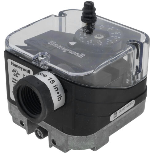 Main product image of 0.4" to 4" W.C Manual Reset, 1/4" NPT Pressure Switch (Additive)