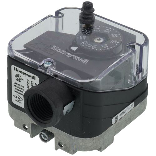 Main product image of 40 to 200 W.C Manual Reset, 1/4" NPT Pressure Switch (Additive)