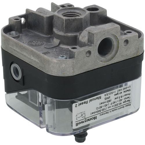 Main product image of 40 to 200 W.C Manual Reset, 1/4" NPT Pressure Switch (Additive)