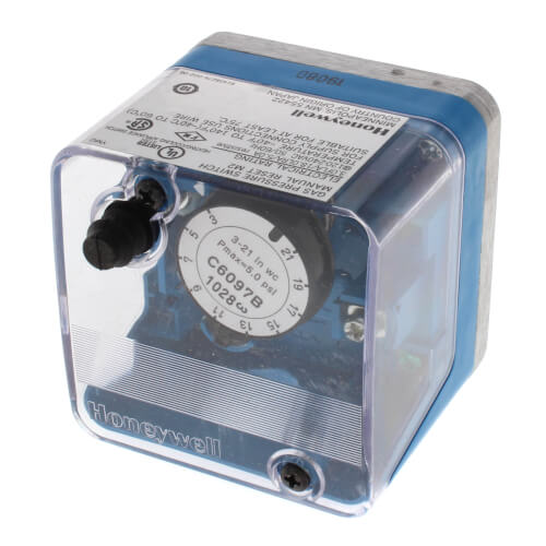 C6097B1051 Honeywell C6097B1051 1.5 to 7 psi Manual Reset, 1/4" NPT