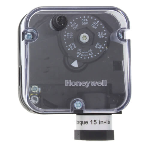 40" - 200'' W.C Manual Reset, 1/4" NPT Pressure Switch (Subtractive)