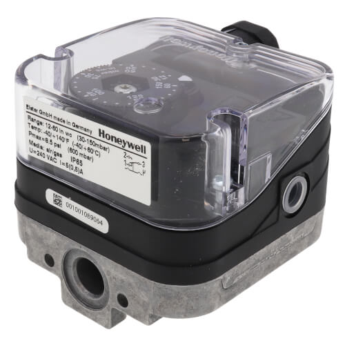 Main product image of 12" to 60" W.C Auto Reset, 1/4" NPT Pressure Switch (Subtractive)