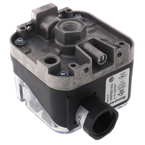Main product image of 1" to 20" W.C Auto Reset, 1/4" NPT Pressure Switch (Subtractive)