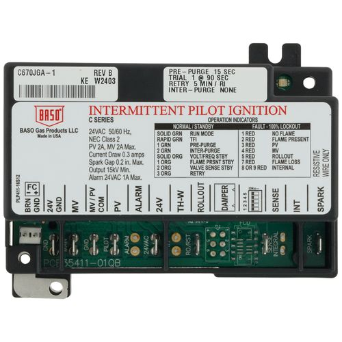 Main product image of 24V Intermittent Pilot Ignition Control w/ Rollout Switch (85 Sec. Trial)