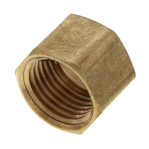 (61C-4) 1/4" OD Brass Compression Cap (Lead Free)