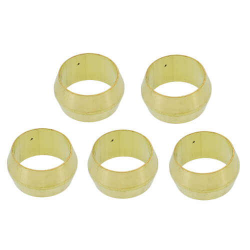 (60-6) 3/8" OD Brass Compression Sleeve (Bag of 5)
