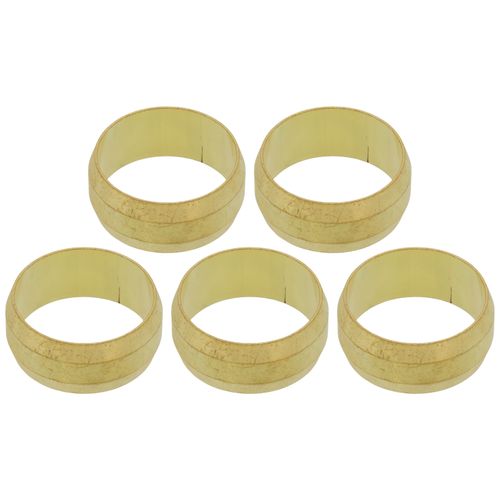 Main product image of (60-10) 5/8" OD Brass Compression Sleeve (Bag of 5)