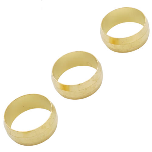 (60-14) 7/8" OD Brass Compression Sleeve (Bag of 3)