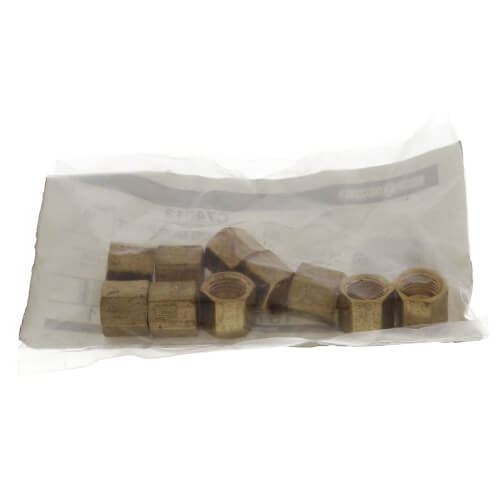 Main product image of (61-3) 3/16" OD Brass Compression Nut (Bag of 10)