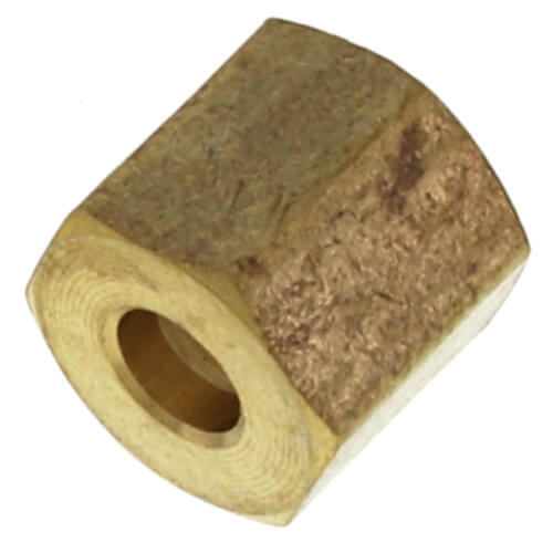 Main product image of (61-3) 3/16" OD Brass Compression Nut (Bag of 10)