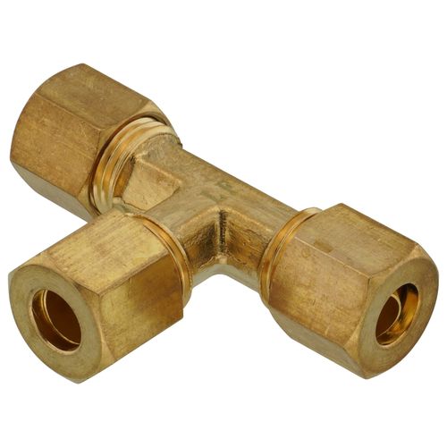 Main product image of (64-4) 1/4" OD Brass Compression Tee, Lead Free