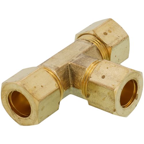 Main product image of (64-6) 3/8" OD Brass Compression Tee (Lead Free)