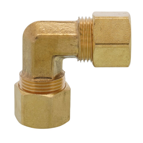 Main product image of (65-6) 3/8" OD Brass Compression Elbow, Lead Free