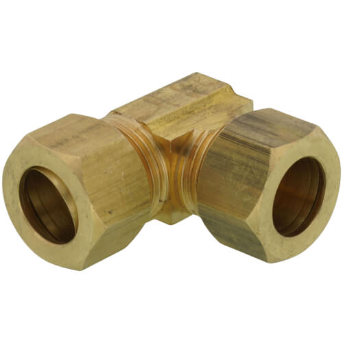 Main product image of (65-8) 1/2" OD Brass Compression Elbow, Lead Free