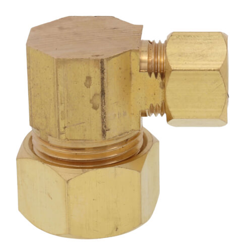 Main product image of (65-106) 5/8" x 3/8" OD Brass Compression Elbow, Lead Free