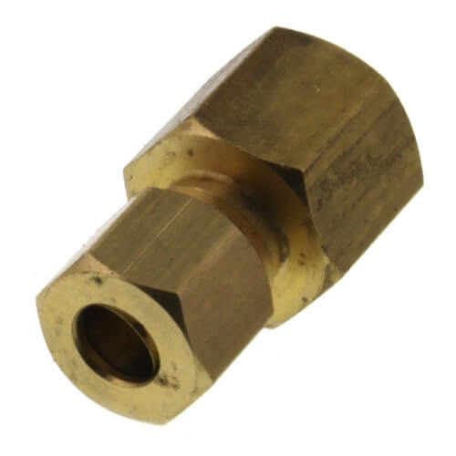 Main product image of (66-44) 1/4" OD x 1/4" FIP Brass Compression Connector, Lead Free