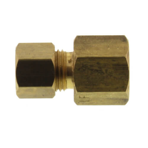 Main product image of (66-44) 1/4" OD x 1/4" FIP Brass Compression Connector, Lead Free