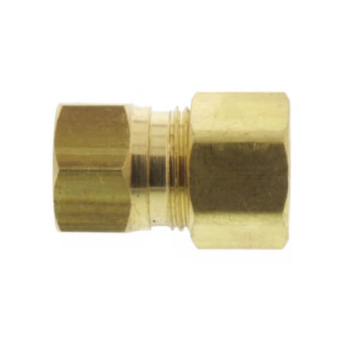 Main product image of (66-62) 3/8" OD x 1/8" FIP Brass Compression Connector, Lead Free