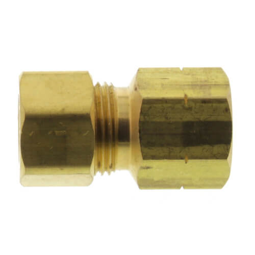 Main product image of (66-64) 3/8" OD x 1/4" FIP Brass Compression Connector, Lead Free